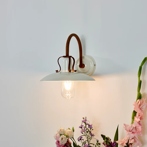 Lucide RÖMER - Wandleuchte - 1xE27 - Beige - Atmosphäre 1